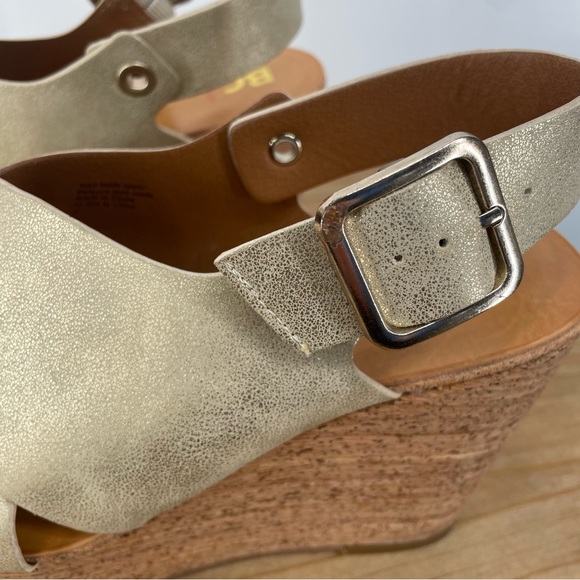 BC Born in California Vegan Sandals Size 7 - Picture 3 of 11